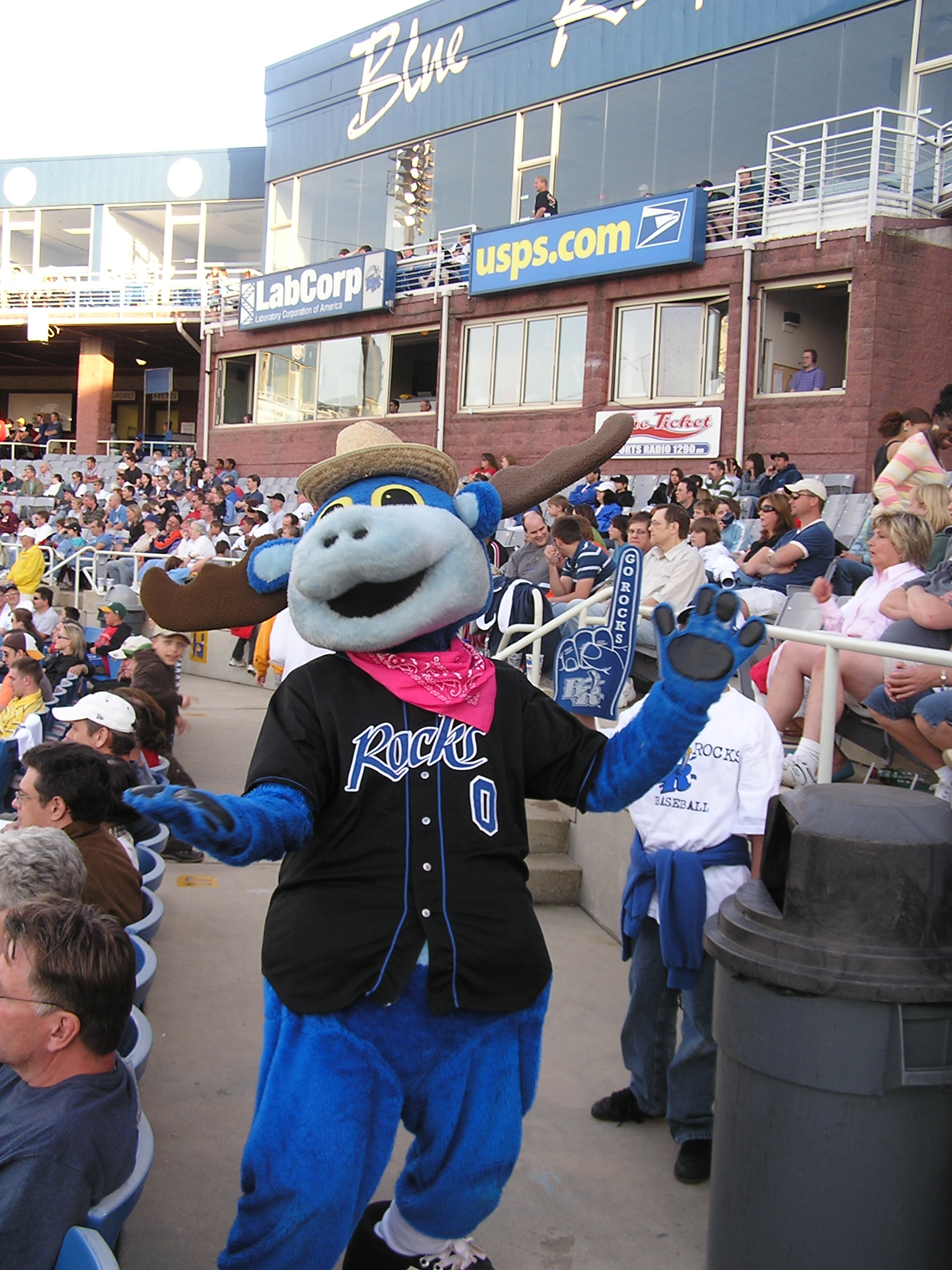 Hamming it up in Wilmington, De - Frawley Stadium